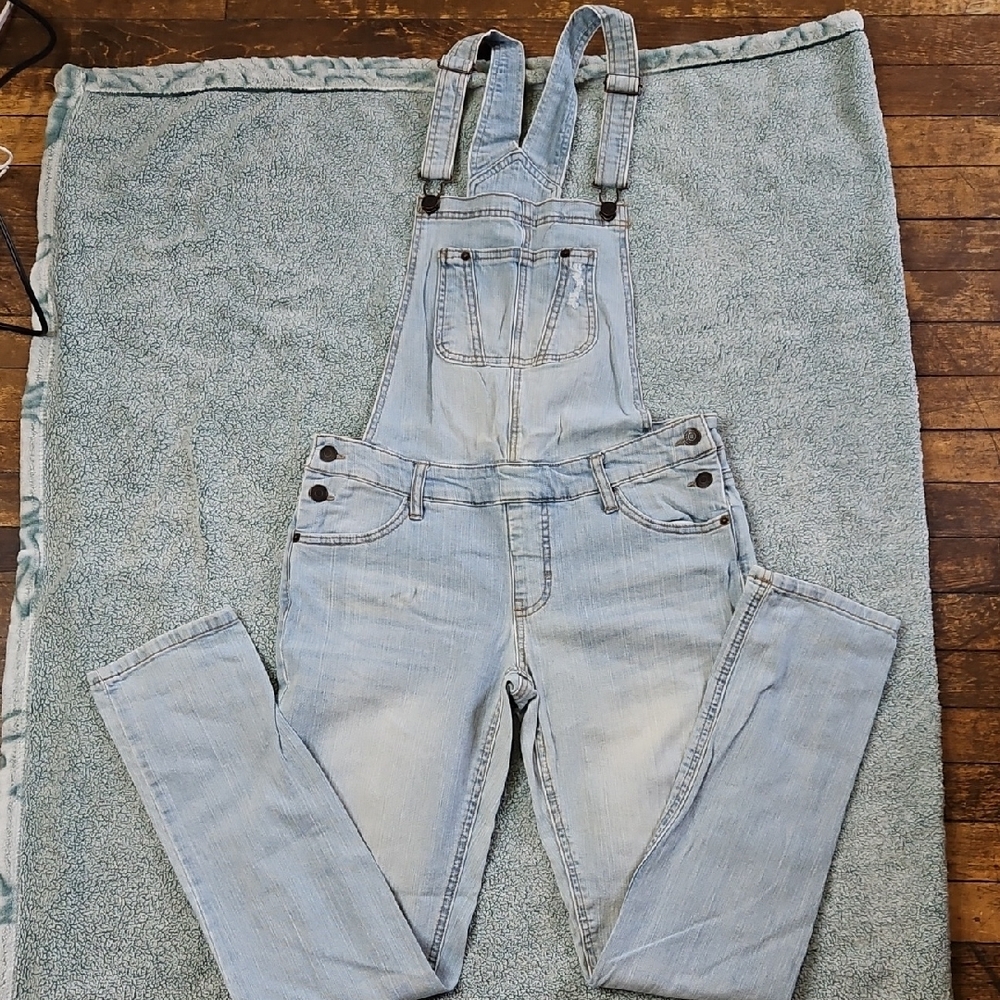 Mossimo Supply Co. Light Blue Denim Overalls